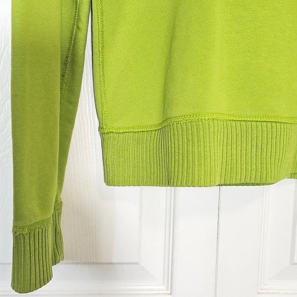 Abercrombie & Fitch Line Green New‎ York Sweatshirt Small Heavyweight Flaw - Picture 2 of 6